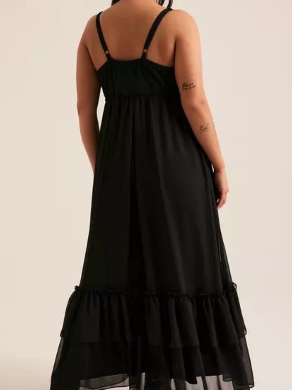 NWT torrid festi surplice tiered maxi dress 3X - Picture 3 of 6